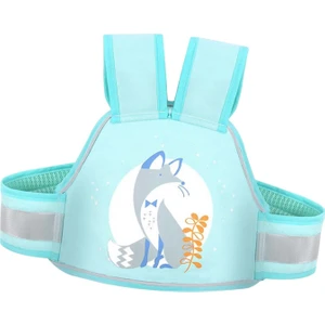 Motosiklet Çocuk Güvenlik Emniyet Kemeri Kablo Demet Bisiklet Ön Arka Yeşil (Yurt Dışından)