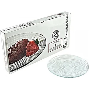 Generation 15CM Cam Tatlı Tabağı 6'lı Set Modern Sofra Mutfak Gereçleri