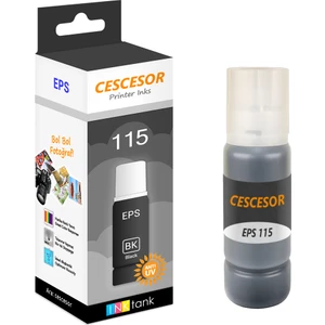 Epson 115 Siyah Muadil Mürekkep - 70 ml - Cescesor