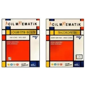 Acil Yayınları Matematik Logaritma Diziler + Trigonometri 2'li Set