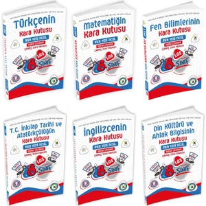 İnformal Yayınları  8. Sınıf LGS’nin Kara Kutusu Dijital Çözümlü Sor Bankası Altın Paket Set
