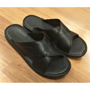 Sekurlet 5188BA Erkek Günlük Büyük Numara Hakiki Deri Comfort Taban Terlik