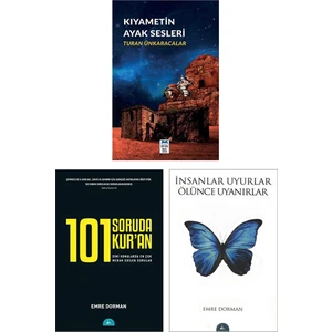 Kıyametin Ayak Sesleri - 101 Soruda Kur’an - Insanlar Uyurlar Ölünce Uyanırlar 3 Kitap Set