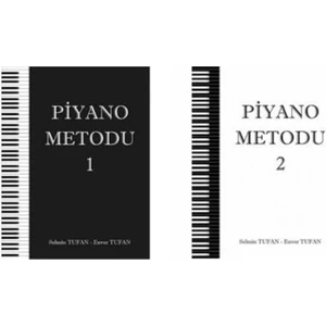 Piyano Metodu 1  ve Piyano Metodu 2  (set) - Enver Tufan - Selmin Tufan