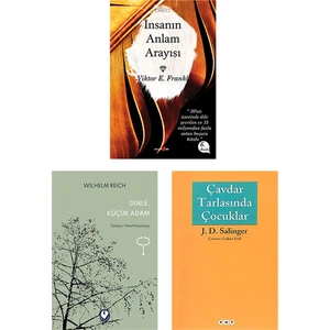 İnsanın Anlam Arayışı - Dinle Küçük Adam - Çavdar Tarlasında Çocuklar - 3 Kitap Set