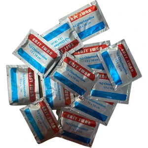 Alkollü Mendil 13 X 18 cm Chlorhexidine Mendil Cilt Temizleme Mendili 100'lü