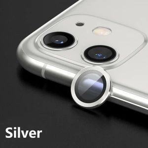 Apple iPhone 12 Mercek Lens Kamera Koruyucu Gri