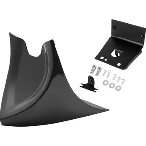 Motosiklet Chin Alt Ön Spoiler Harley 2004-2017 Parlak Siyah