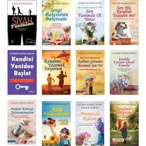 Sevgi Bahçesinin Bahçıvanı - İçindeki Uyuyan Güzeli Uyandır - Sen Hiç Kendini Yaşadın mı? - Alişan Kapaklıkaya - 12 Kitap Takım