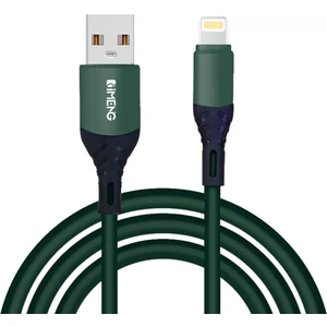 İmeng 6A 100W UsbA to Lightning Data ve Hızlı Şarj Kablosu ML60 Yeşil