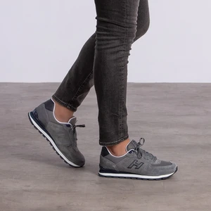 Hammer Jack 19250 Gri Beyaz  Deri Erkek Günlük Sneaker Spor Ayakkabı 46 47 48 Büyük Numara Büyük Ayak