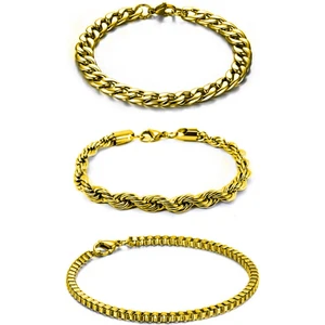 Gurmet Burgu Örme Model Unisex Spor 3lü Bileklik Set