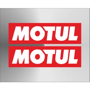 Oto Sticker Orjinal Motul Yağ Sticker Seti 2 Adet + 1 Hediye Yüksek Kalite.