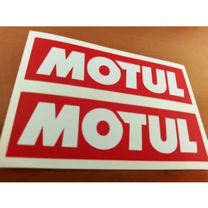 Oto Sticker Orjinal Motul Yağ Sticker Seti 2 Adet + 1 Hediye Yüksek Kalite.