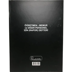 Öğretmen-Memur Ve Diğer Personel (Rapor) İzin Defteri