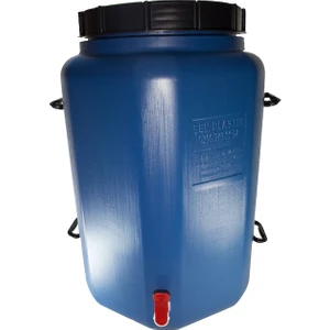 Musluklu 80 Lt Litre Plastik Yağ Varili Litre Içi Beyaz Yağ Turşu Şarap Varil