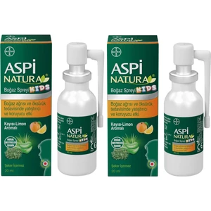 Aspinatura Kids Kayısı & Limon Boğaz Spreyi 20 ml 2 Adet