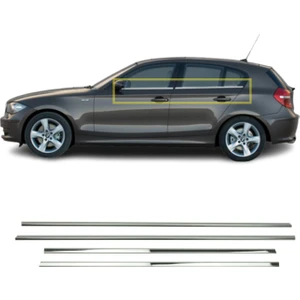 A&G Tuning Bmw 1 Serisi E87 Krom Cam Çıtası 4 Parça 2004-2011 Arası Paslanmaz Çelik