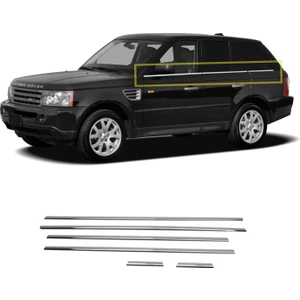 A&G Tuning Land Rover Sport Krom Cam Çıtası 6 Prç. 2005-2010 Paslanmaz Çelik
