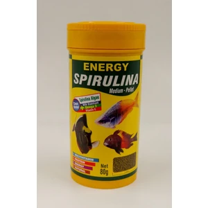 Ahm Energy Spirulina Medium-Pellet 250 ml Balık Yemi