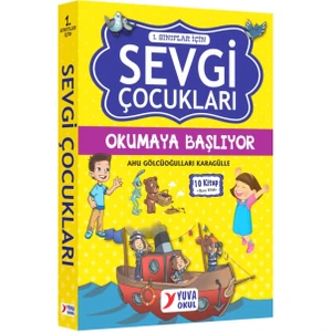 1.sınıflar Için Sevgi Çocukları Okumaya Başlıyor Set 10 Kitap - Yuva Okul