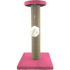 Sdy Pet Platform Yuvarlak Tırmalama Tahtası - Pembe