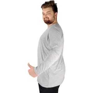 Modexl Büyük Beden Erkek Tshirt Likralı Bisiklet Yaka 20102 Grimelanj