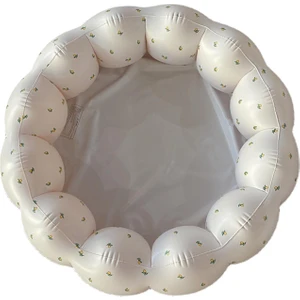 Petal Pvc Şişme Bebek Yüzme Havuzu 35.4x9.8 Inç Banyo Havuzu Hane Halkı(Yurt Dışından)