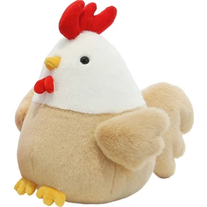Peluş Hayvan Oyuncak Komik Animasyonlu Horoz Tombul Kanepe Dekor Için