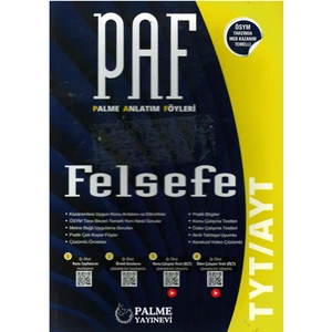 Palme Yayıncılık TYT-AYT Felsefe Anlatım Föyleri