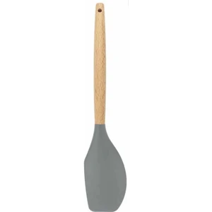 Ahşap Saplı Silikon Sıyırma Spatulası 31,5 cm