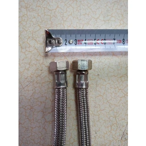 Drl Hirdavat 10 Adet 70 cm 3/8 Rekorlu Klozet Çelik Örgülü Bağlantı Hortumu