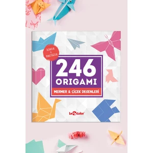 Le Color Origami 246 Kağıt Katlama Sanatı Mermer Çiçek