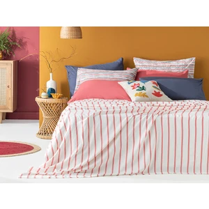 English Home Petite Daisies Ipliği Boyalı Viskon Tek Kişilik Pike 150 x 220 cm Pembe