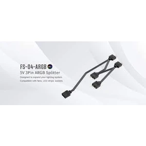 Id-Coolıng Fs-04-Argb 5V 3pin Argb Splitter Fan Çoklayıcı