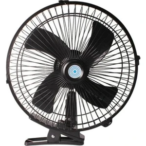 10 Inç 12 V Araba Elektrikli Fan Ayarlanabilir Hız Salınımlı Soğutma Fanlar Evi Seyahat Araba Kamyon Için Klip (Yurt Dışından)