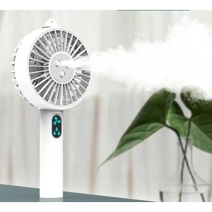 Taşınabilir Fan Su Mist Maker Mini Soğutucu USB Küçük Fan Soğutma Yüz Fan Püskürtücü Vapur Su Soğutucu USB Fan Soğutucu Mini Fan Fanlar (Beyaz) (Yurt Dışından)