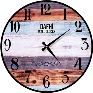 Dafhi Dekoratif Ahşap Duvar Saati 45x45