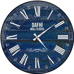 Dafhi Dekoratif Ahşap Duvar Saati 45x45