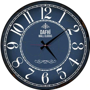 Dafhi Dekoratif Ahşap Duvar Saati 35x35