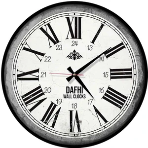 Dafhi Dekoratif Ahşap Duvar Saati 45x45
