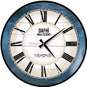 Dafhi Dekoratif Ahşap Duvar Saati 45x45
