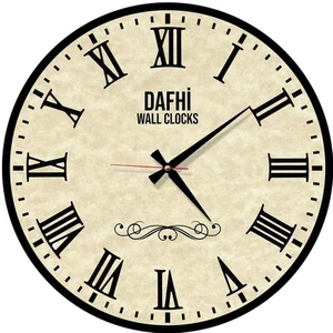 Dafhi Dekoratif Ahşap Duvar Saati 35x35