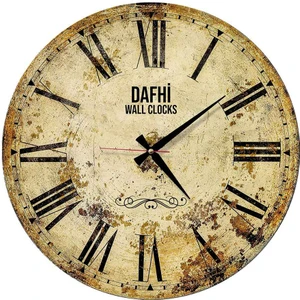 Dafhi Aksesuar Dafhi Dekoratif Ahşap Duvar Saati 45x45