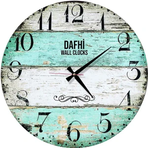Dafhi Aksesuar Dafhi Dekoratif Ahşap Duvar Saati 45x45