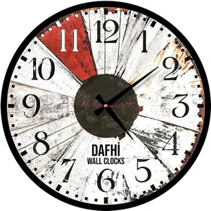 Dafhi Dekoratif Ahşap Duvar Saati 45x45