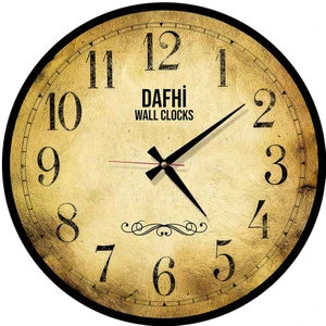 Dafhi Aksesuar Dafhi Dekoratif Ahşap Duvar Saati 45x45