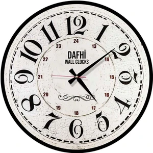 Dafhi Dekoratif Ahşap Duvar Saati 35x35