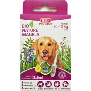 Bio Pet Active Nature Magela Dış Parazit Köpek Tüy ve Deri Bakım Ürünü 3 Adet x 5ml