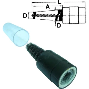 HA10199 Akü Bașı Temizleme Fırçası (Plastik Gövdeli)